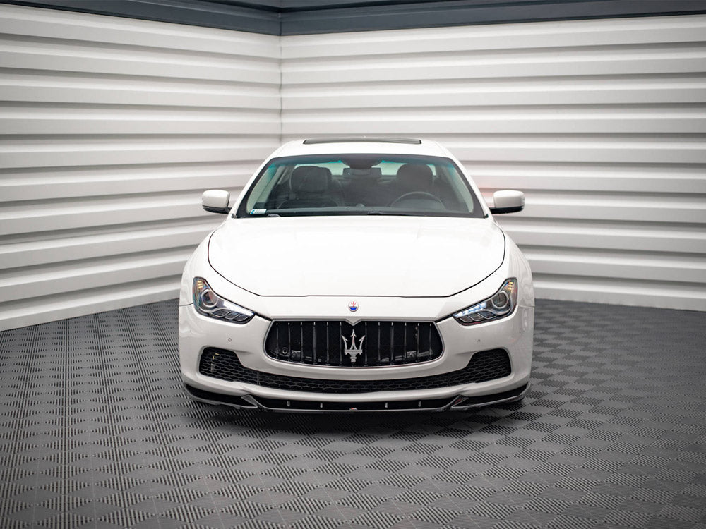 Front Splitter V.1 compatible with Maserati Ghibli Mk3 (2013-2017)