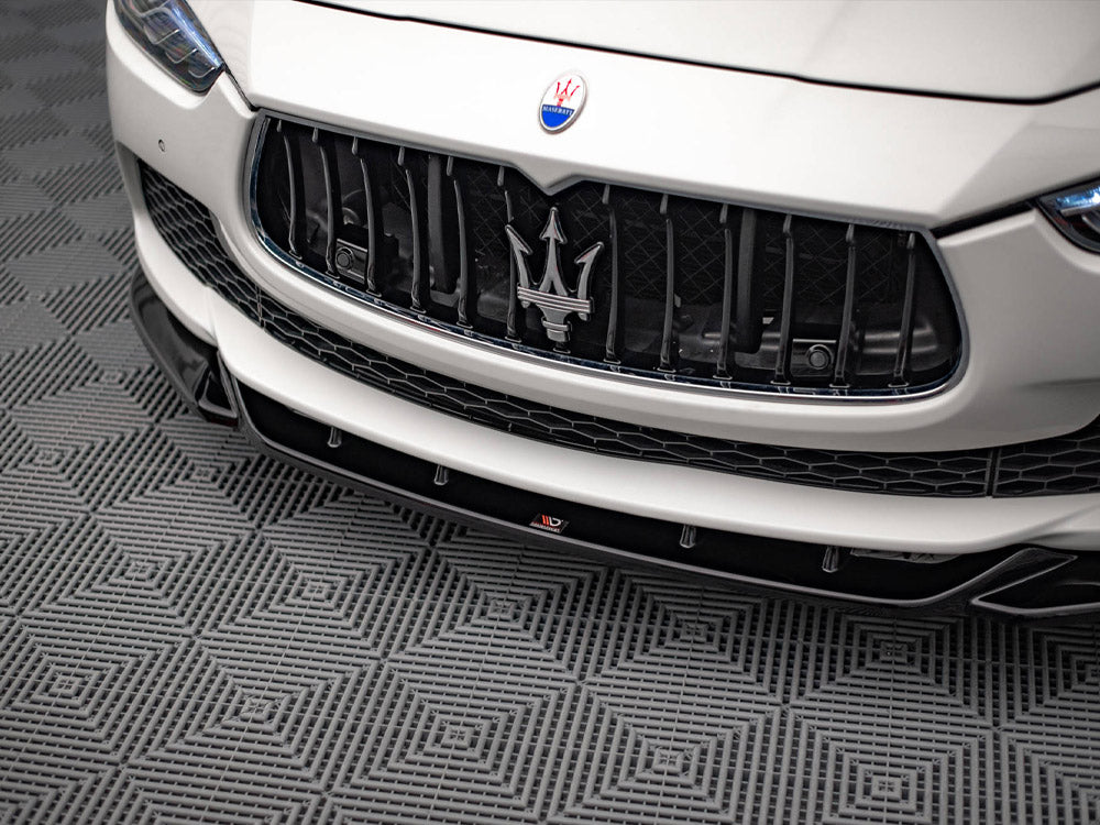 Front Splitter V.1 compatible with Maserati Ghibli Mk3 (2013-2017)