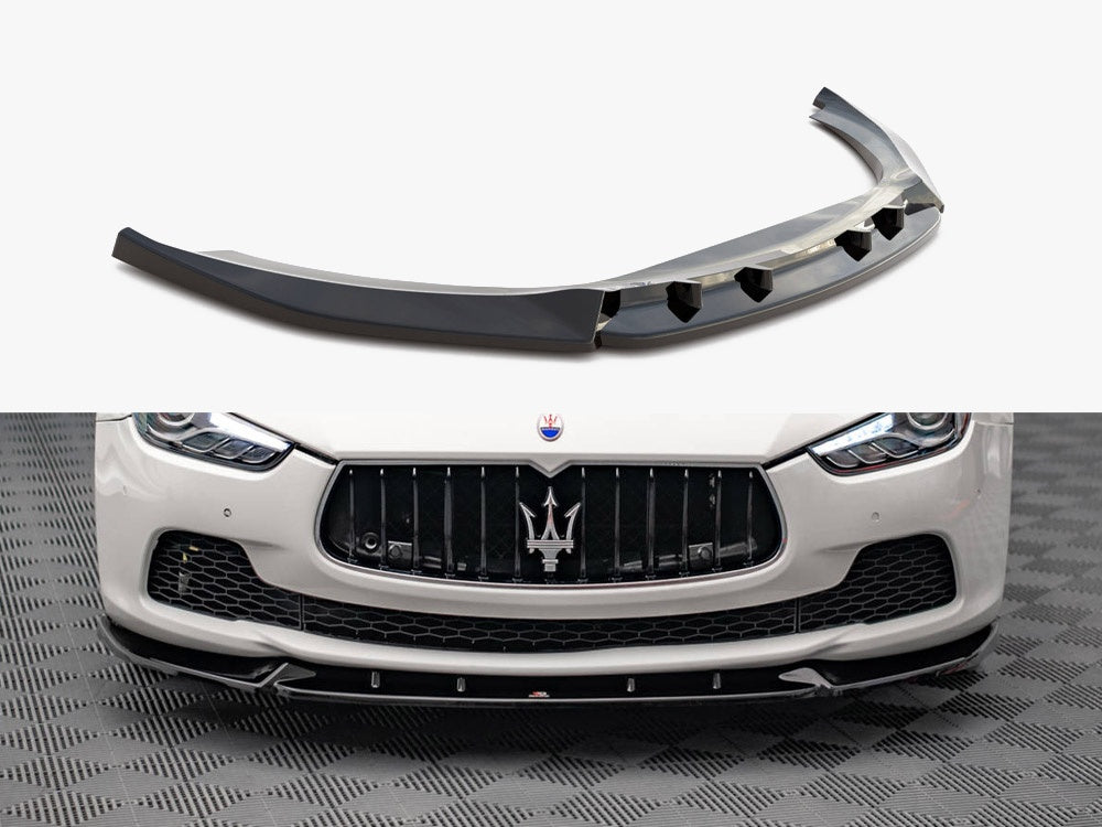 Front Splitter V.2 compatible with Maserati Ghibli Mk3 (2013-2017)