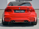 Rear Side Splitters V.1 compatible with BMW M3 F80 (2014-2018)