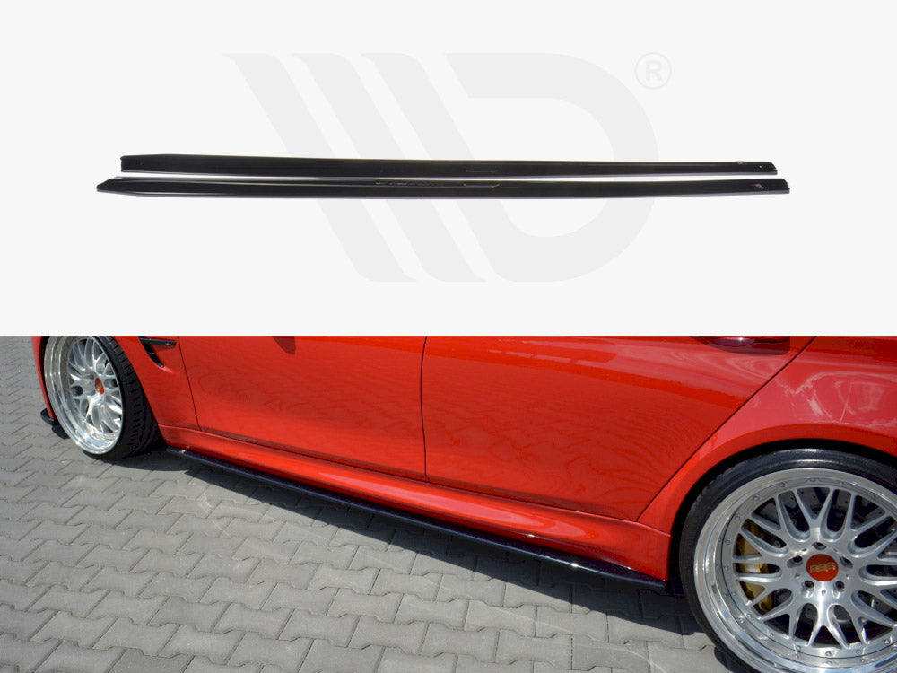 Side Skirts Diffusers V.1 Bmw M3 F80 (2014-18)