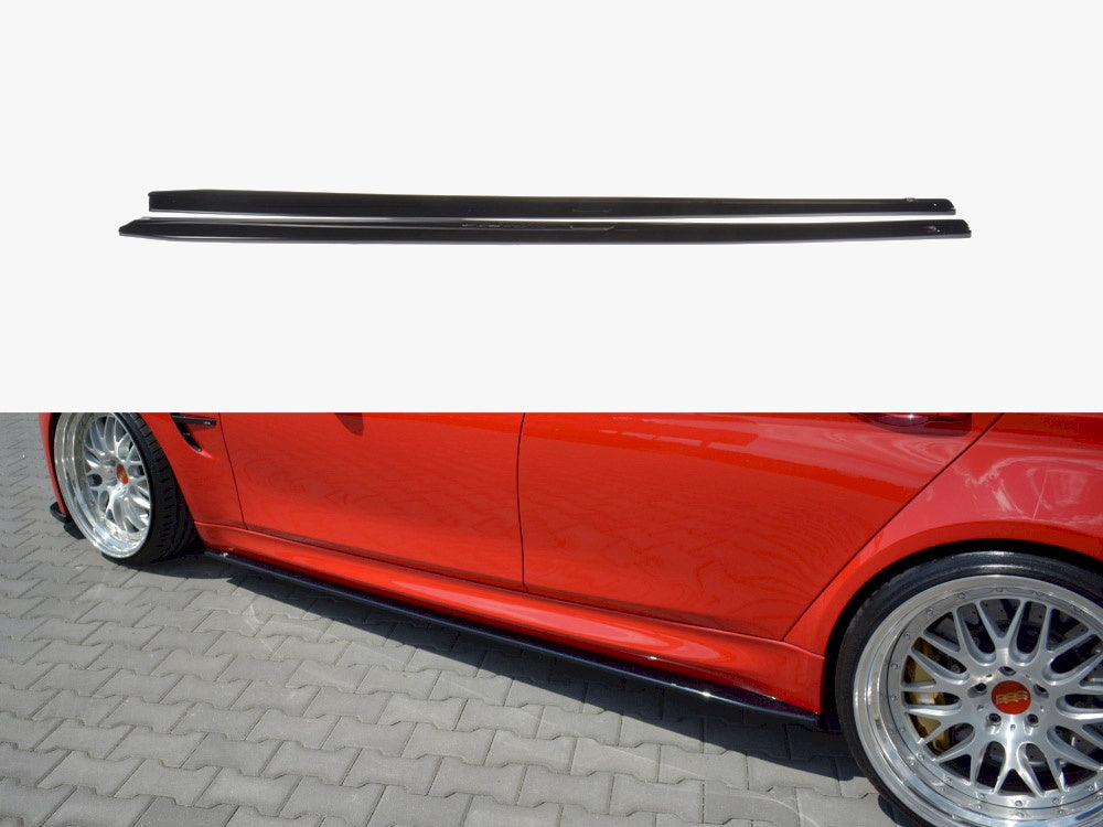 Side Skirts Diffusers V.1 compatible with BMW M3 F80 (2014-18)