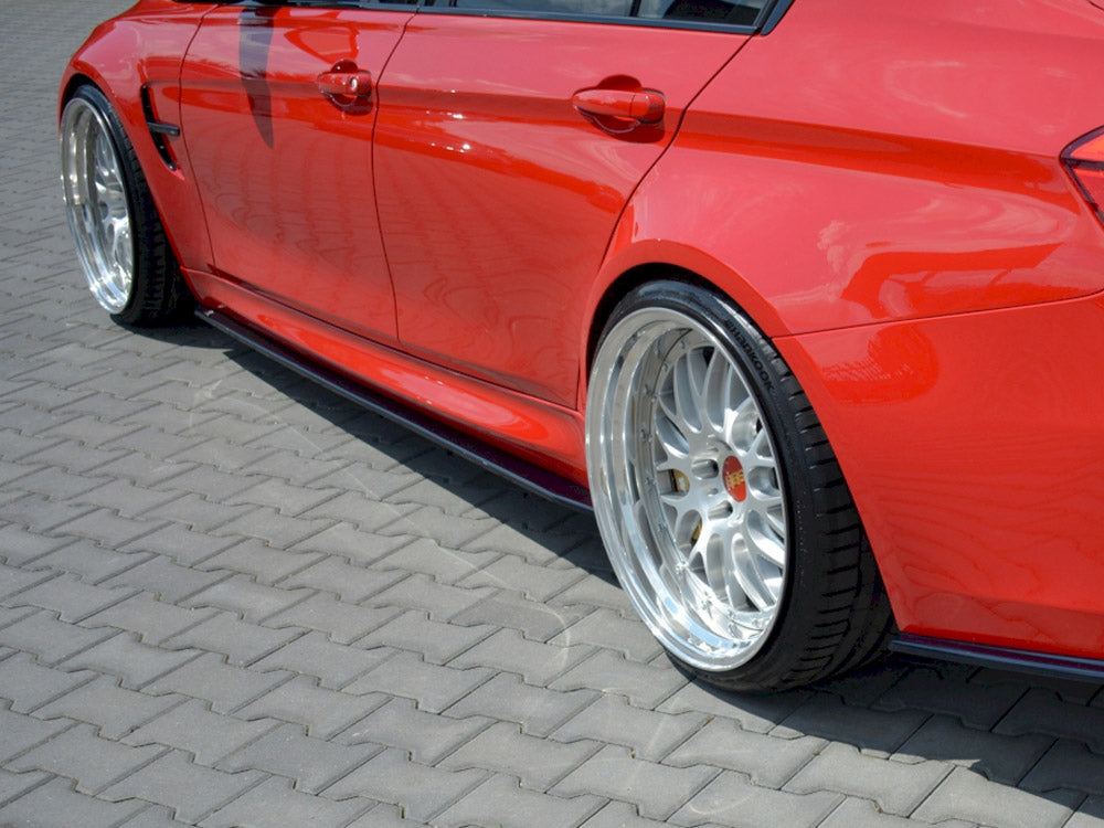 Side Skirts Diffusers V.1 compatible with BMW M3 F80 (2014-18)