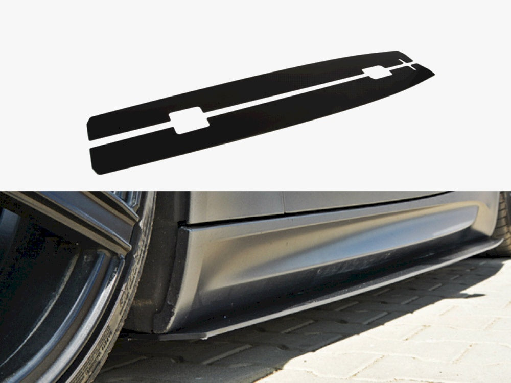 Racing Side Skirts Diffusers compatible with BMW M3 E92 / E93 (Preface Model)
