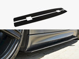 Racing Side Skirts Diffusers compatible with BMW M3 E92 / E93 (Preface Model)
