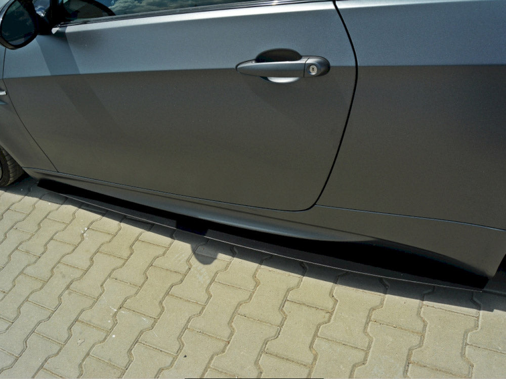 Racing Side Skirts Diffusers compatible with BMW M3 E92 / E93 (Preface Model)