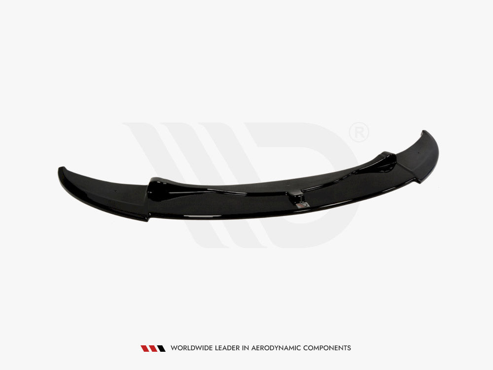 Front Splitter compatible with BMW M3 E92 / E93 (Preface Model Fits M Performance Splitters) - Textured