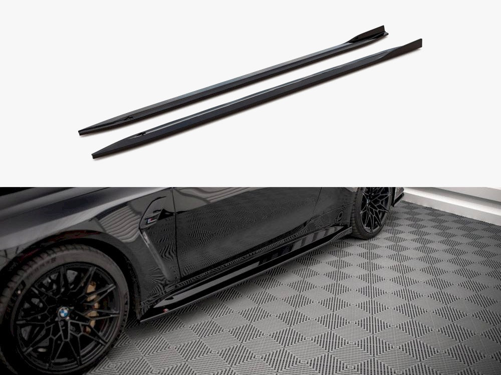 Side Skirt Diffusers V.1 compatible with BMW M4 G82 / G82 Facelift