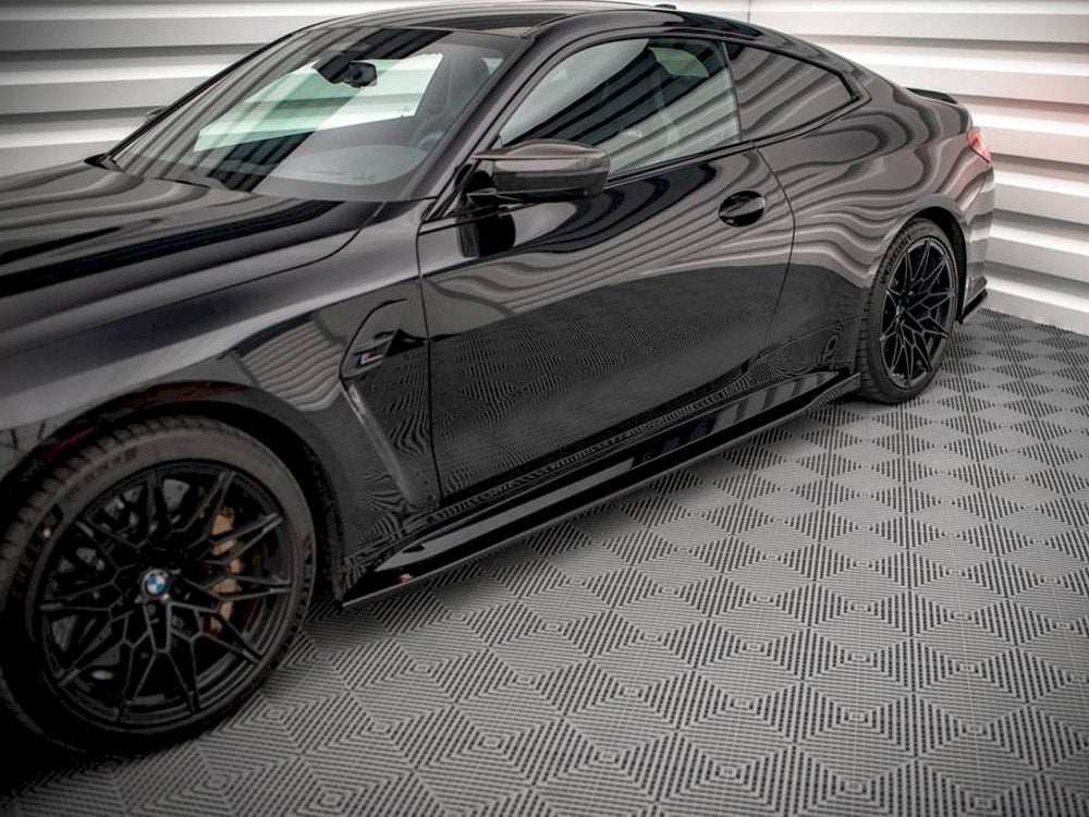 Side Skirt Diffusers V.1 compatible with BMW M4 G82 / G82 Facelift