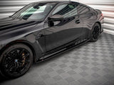 Side Skirt Diffusers V.1 compatible with BMW M4 G82 / G82 Facelift