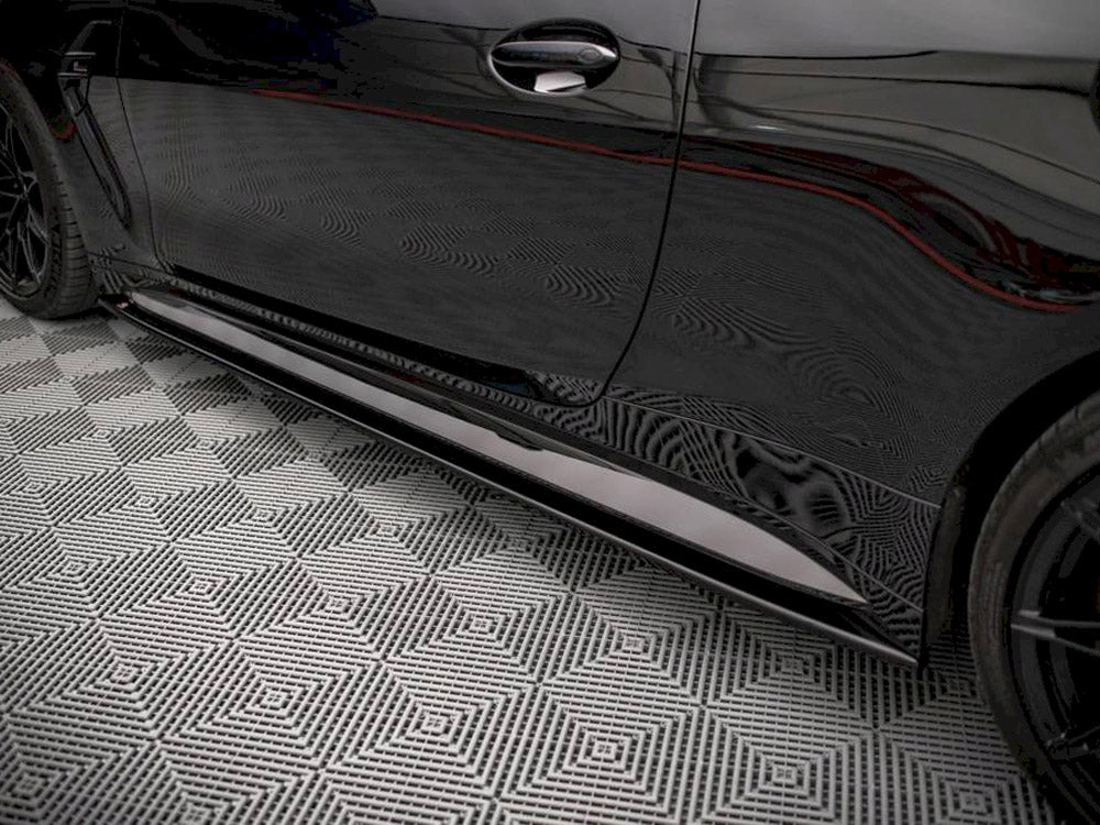Side Skirt Diffusers V.2 compatible with BMW M4 G82 / G82 Facelift