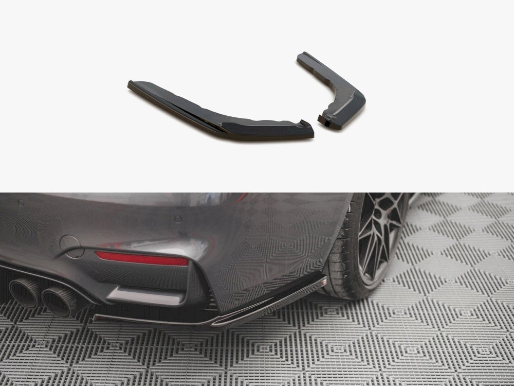 Rear Side Splitters V.2 compatible with BMW M4 F82