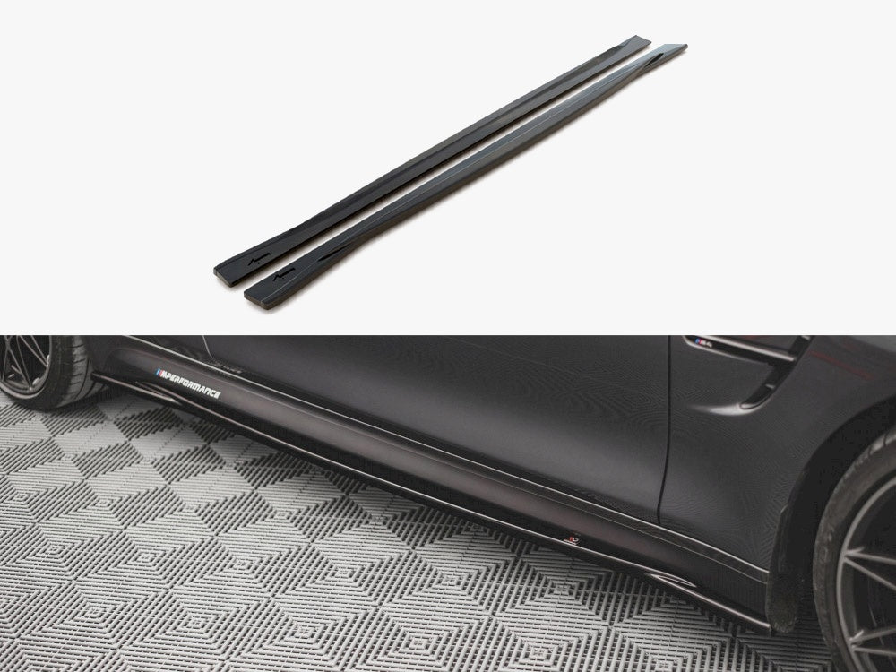 Side Skirts Diffusers compatible with BMW M4 F82
