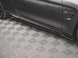 Side Skirts Diffusers compatible with BMW M4 F82