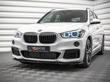 Front Splitter V.1 compatible with BMW X1 M-Pack F48 (2015-2019)