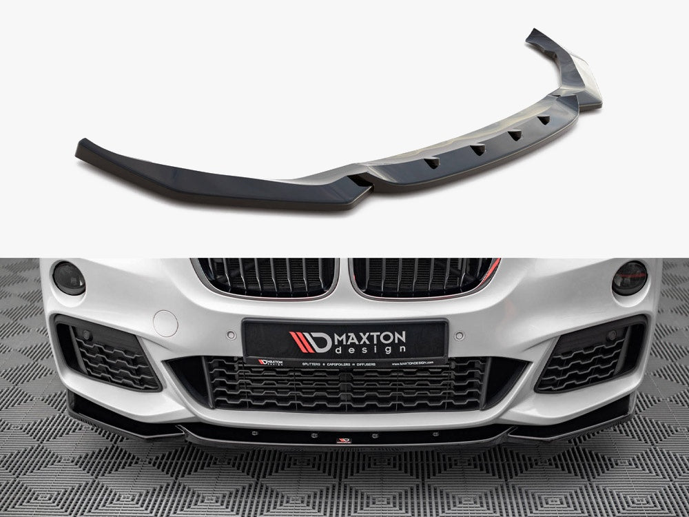 Front Splitter V.1 compatible with BMW X1 M-Pack F48 (2015-2019)