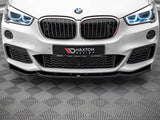Front Splitter V.1 compatible with BMW X1 M-Pack F48 (2015-2019)