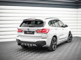 Side Skirts Diffusers compatible with BMW X1 M-Pack F48 / F48 Facelift