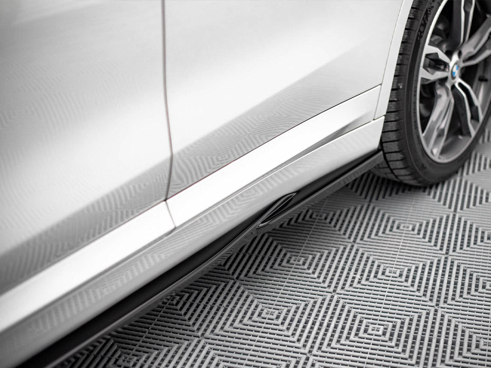 Side Skirts Diffusers compatible with BMW X1 M-Pack F48 / F48 Facelift