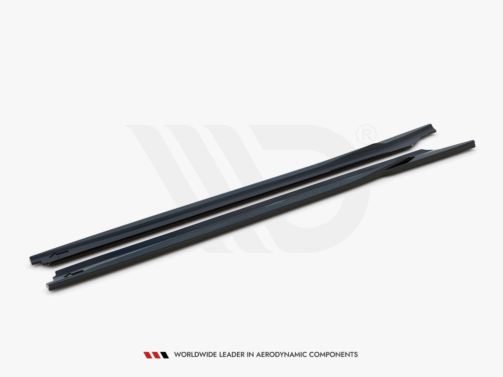 Side Skirts Diffusers compatible with BMW X1 M-Pack F48 / F48 Facelift