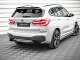 Rear Side Splitters compatible with BMW X1 M-Pack F48 / F48 Facelift
