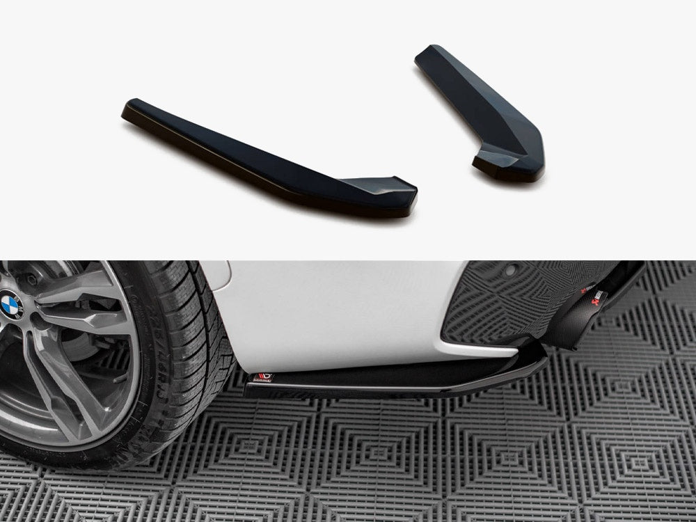 Rear Side Splitters compatible with BMW X1 M-Pack F48 / F48 Facelift