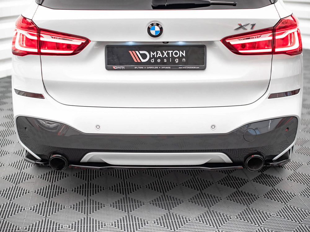 MAXTON DESIGN Central Rear Splitter BMW X1 M-Pack F48 (2015-2019)
