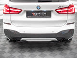 MAXTON DESIGN Central Rear Splitter BMW X1 M-Pack F48 (2015-2019)