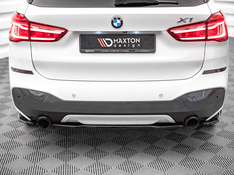 MAXTON DESIGN Central Rear Splitter BMW X1 M-Pack F48 (2015-2019)