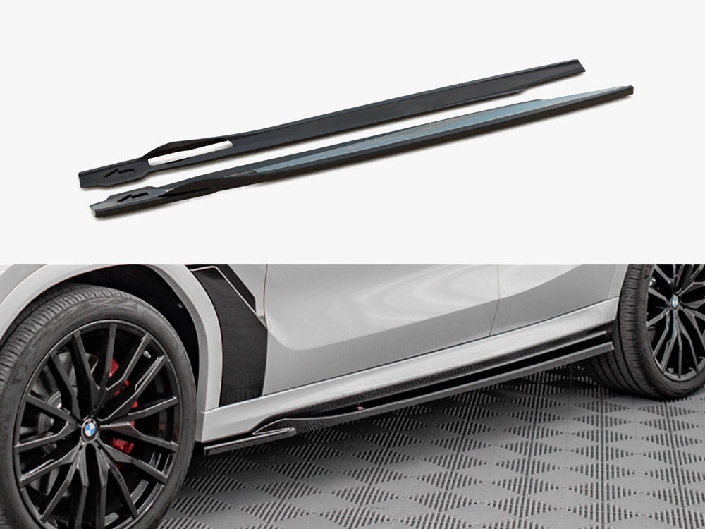 Side Skirts Diffusers compatible with BMW X6 M-Pack G06 / X6 M F96