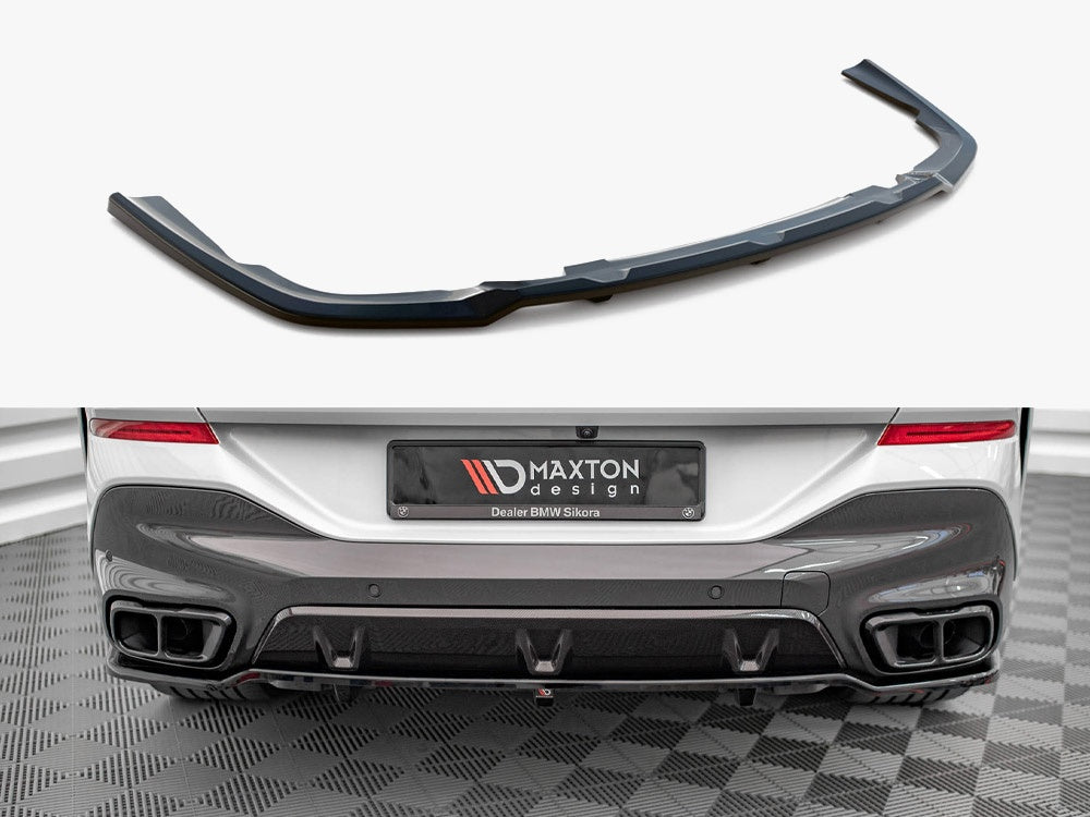 Central Rear Splitter (Vertical Bars) V.1 compatible with BMW X6 M-Pack G06