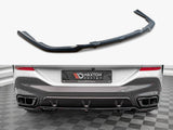 Central Rear Splitter (Vertical Bars) V.1 compatible with BMW X6 M-Pack G06