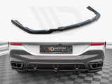 MAXTON DESIGN Central Rear Splitter (Vertical Bars) V.1 BMW X6 M-Pack G06
