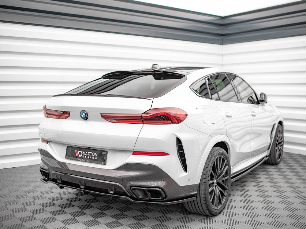 Central Rear Splitter (Vertical Bars) V.1 compatible with BMW X6 M-Pack G06