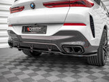 Central Rear Splitter (Vertical Bars) V.1 compatible with BMW X6 M-Pack G06