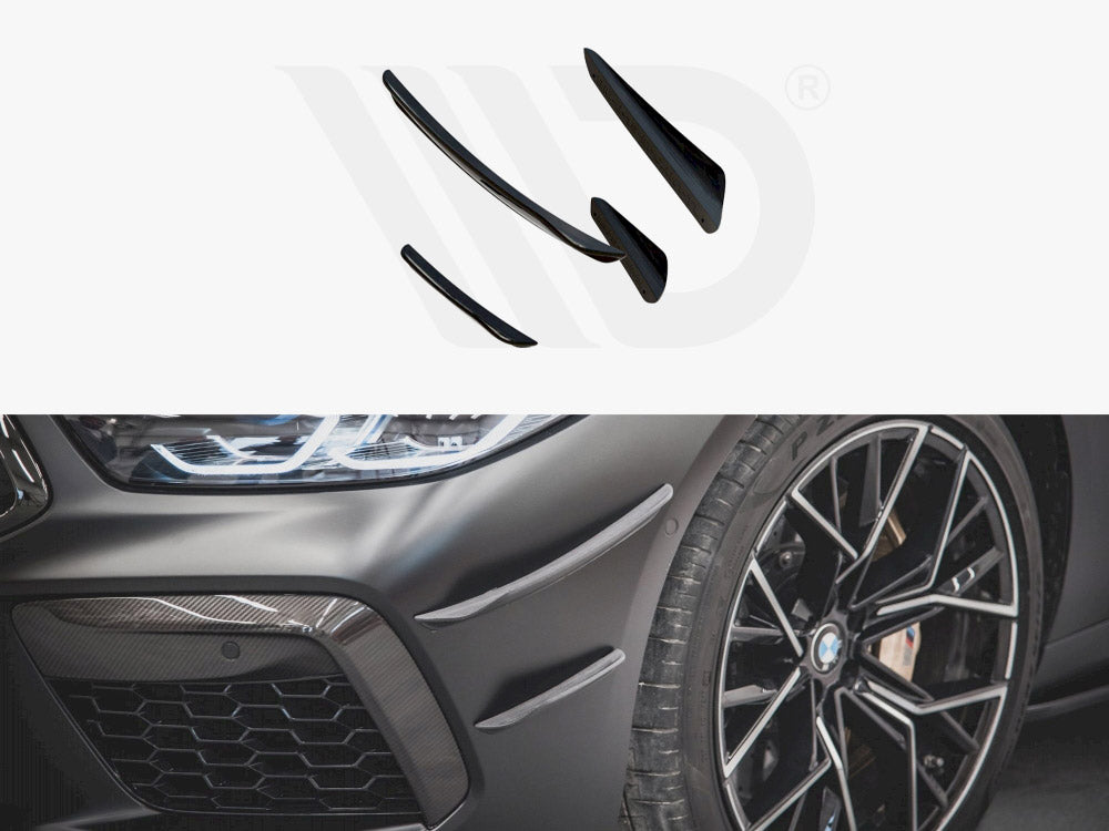 MAXTON DESIGN Front Bumper Wings (Canards) Bmw M8 GRAN Coupe F93 (2019-)