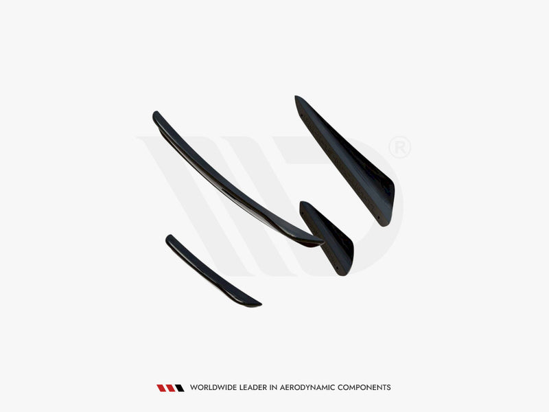 MAXTON DESIGN Front Bumper Wings (Canards) Bmw M8 GRAN Coupe F93 (2019-)