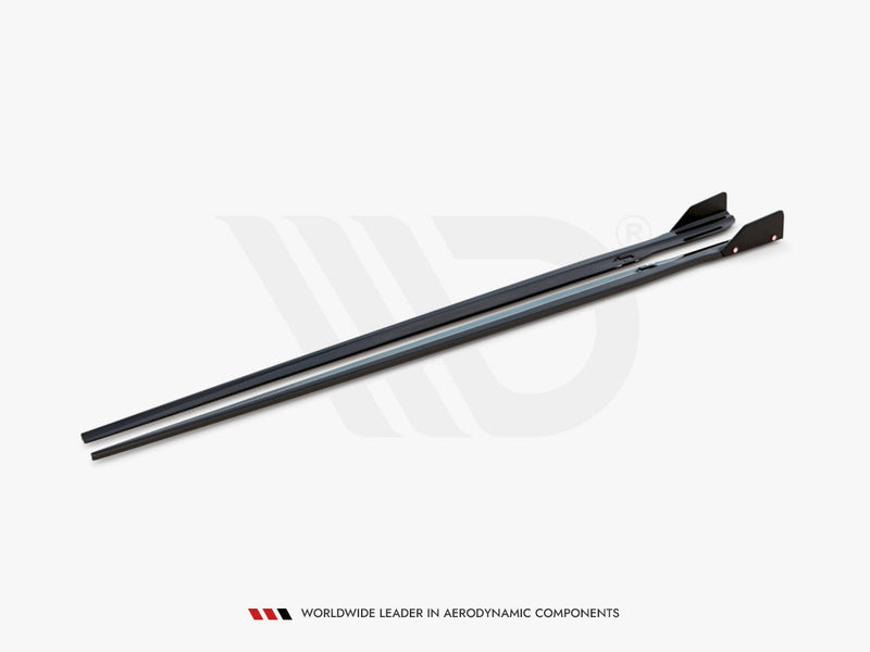 Side Skirts Diffusers V.1 + Flaps BMW M8 GRAN Coupe F93 / 8 GRAN Coupe M-pack G16