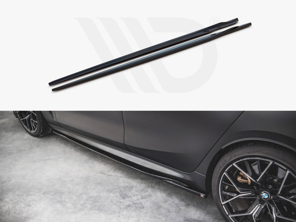 Side Skirts Diffusers V.2 Bmw M8 GRAN Coupe F93 / 8 GRAN Coupe M-pack G16 (2019-)
