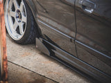 Racing Side Skirts Diffusers compatible with Mitsubishi Galant Avance Mk8 (1996-2003)
