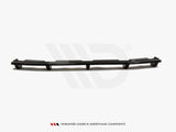 Central Rear Splitter compatible with Mazda3 Mk2 MPS (With Vertical Bars) - Textured