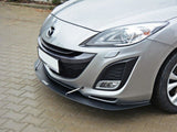 Front Racing Splitter compatible with Mazda3 Mk2 Sport (Preface)