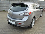 Rear Diffuser &amp; Rear Side Splitters compatible with Mazda3 Mk2 Sport
