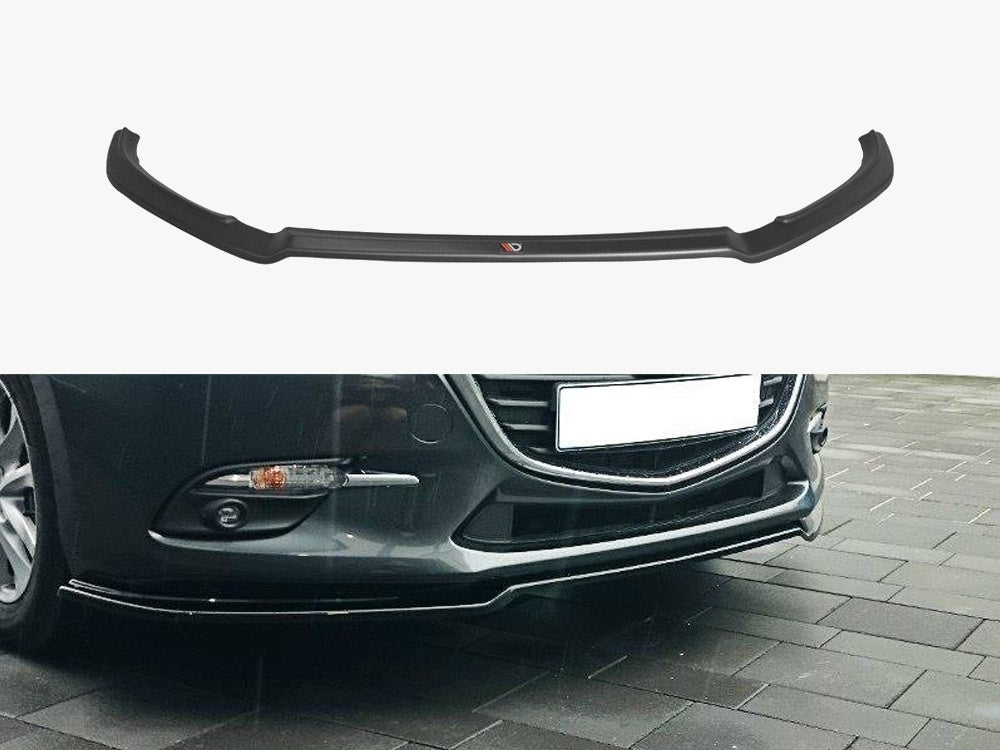 Front Splitter V.1 compatible with Mazda3 Mk3 Facelift