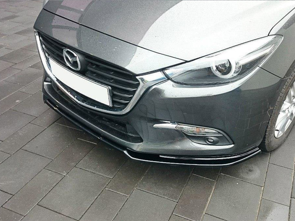 Front Splitter V.1 compatible with Mazda3 Mk3 Facelift