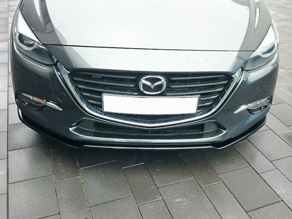 Front Splitter V.1 compatible with Mazda3 Mk3 Facelift