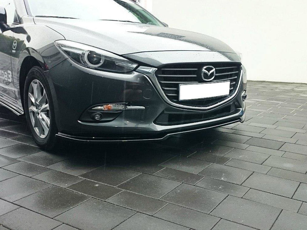 Front Splitter V.1 compatible with Mazda3 Mk3 Facelift