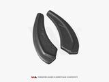 Rear Side Splitters compatible with Mazda3 Mk3 Facelift - Carbon Look