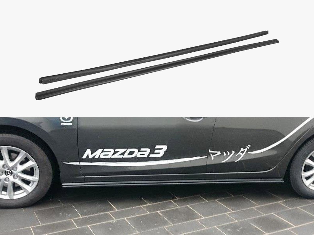 Side Skirts Diffusers compatible with Mazda3 Mk3