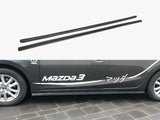 Side Skirts Diffusers compatible with Mazda3 Mk3